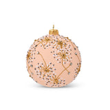 Dandelions on Pink Ball Ornament