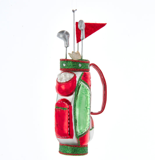 Golf Bag with Clubs Ornament