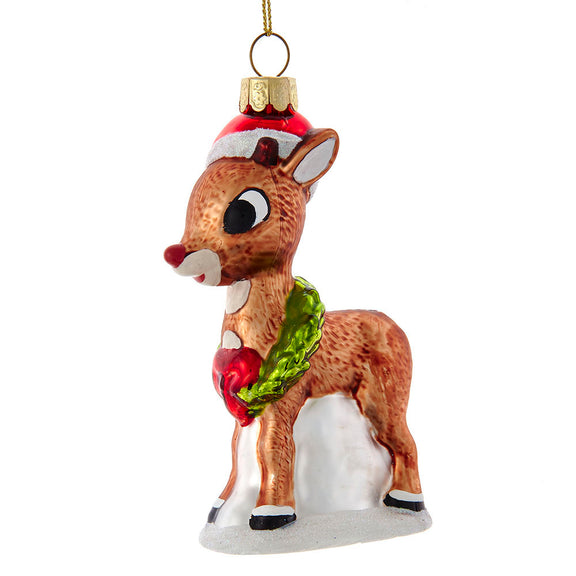 Rudolph with Wreath Ornament