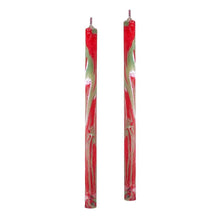 Jinglenog Marbled Taper Candles, Set of 2 Natale