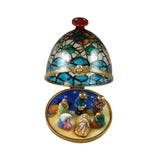 Nativity under Stained Glass Dome Limoges