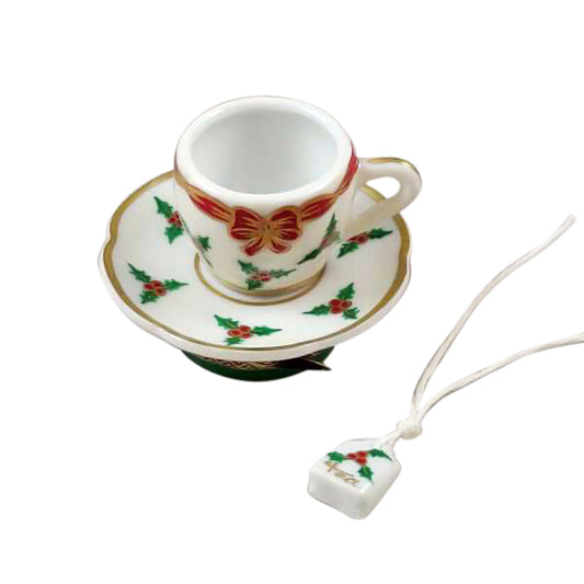 Christmas Teacup Limoges