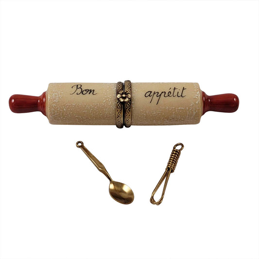 Bon Appétit Rolling Pin Limoges