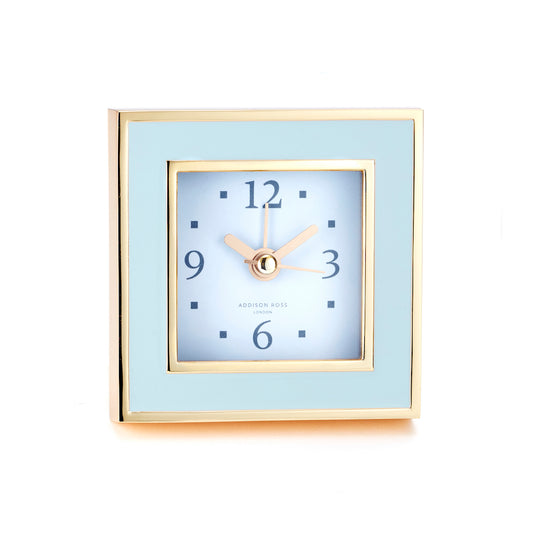 Addison Ross Alarm Clock, Light Blue