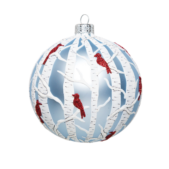 Thomas Glenn Birch Forest Ball Ornament