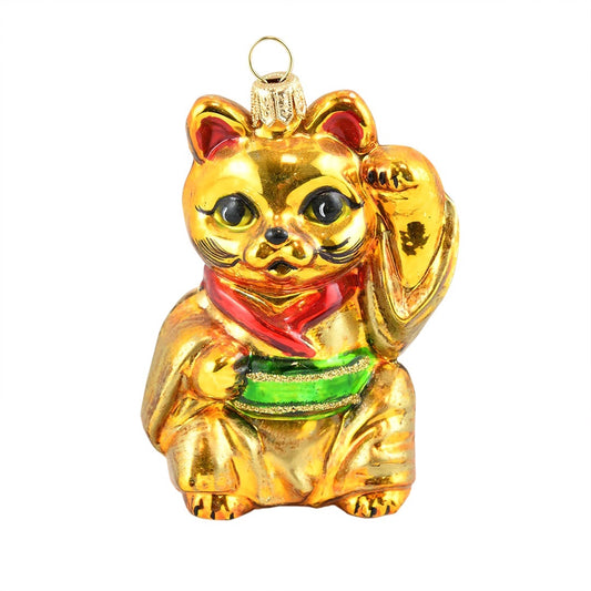 Lucky Cat Maneki-Neko Ornament