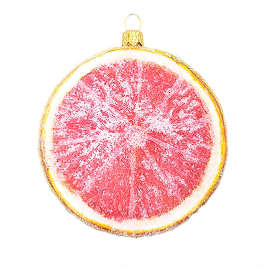 Grapefruit Slice Ornament