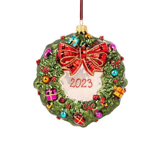 2023 Holiday Wreath Ornament