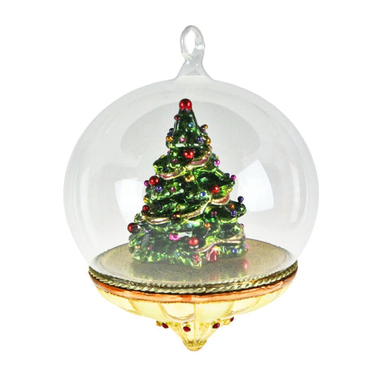 Christmas Tree in Globe Ornament