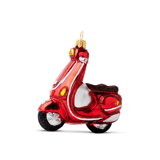 Red Scooter Ornament