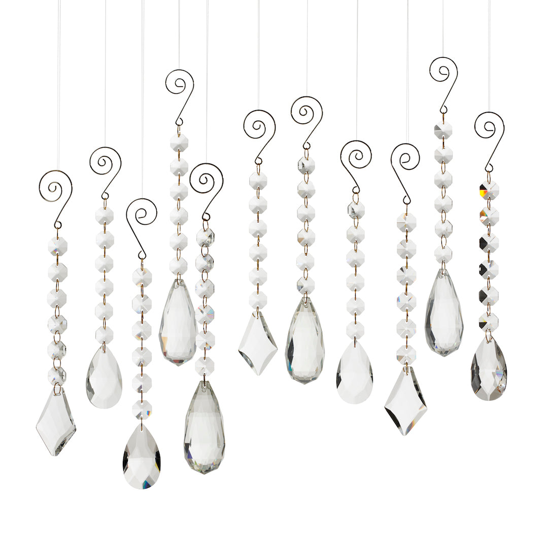 Gump's Chandelier Ornaments, Set of 18
