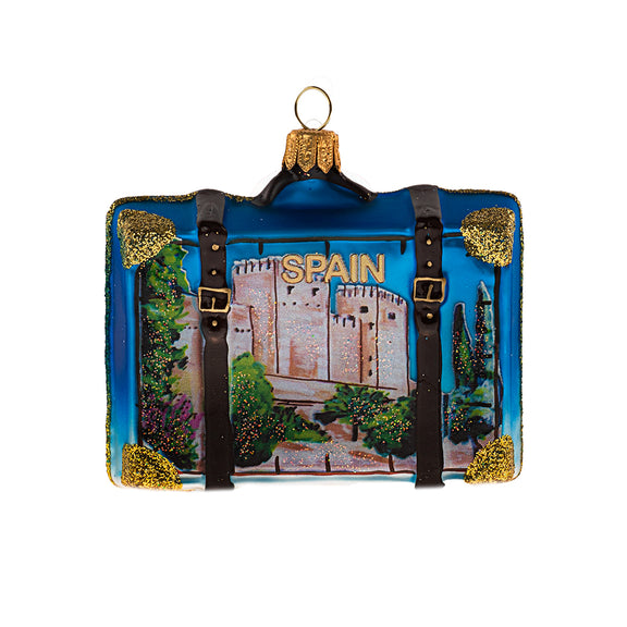 Spain Suitcase Ornament