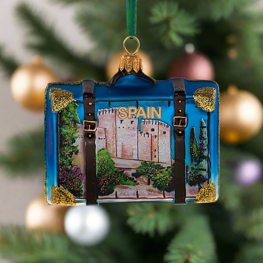 Spain Suitcase Ornament