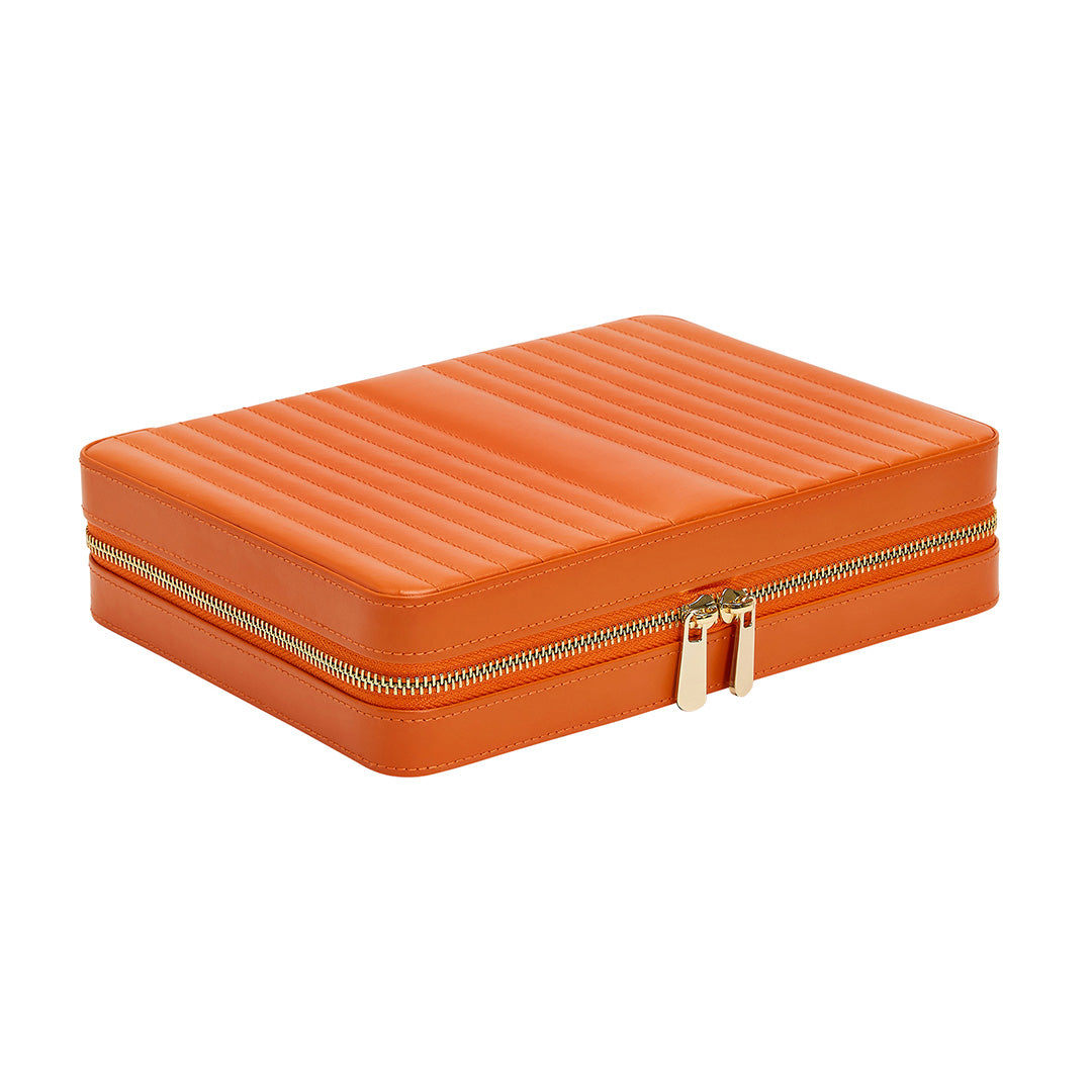 Maria Large Zip Travel Case, Orange