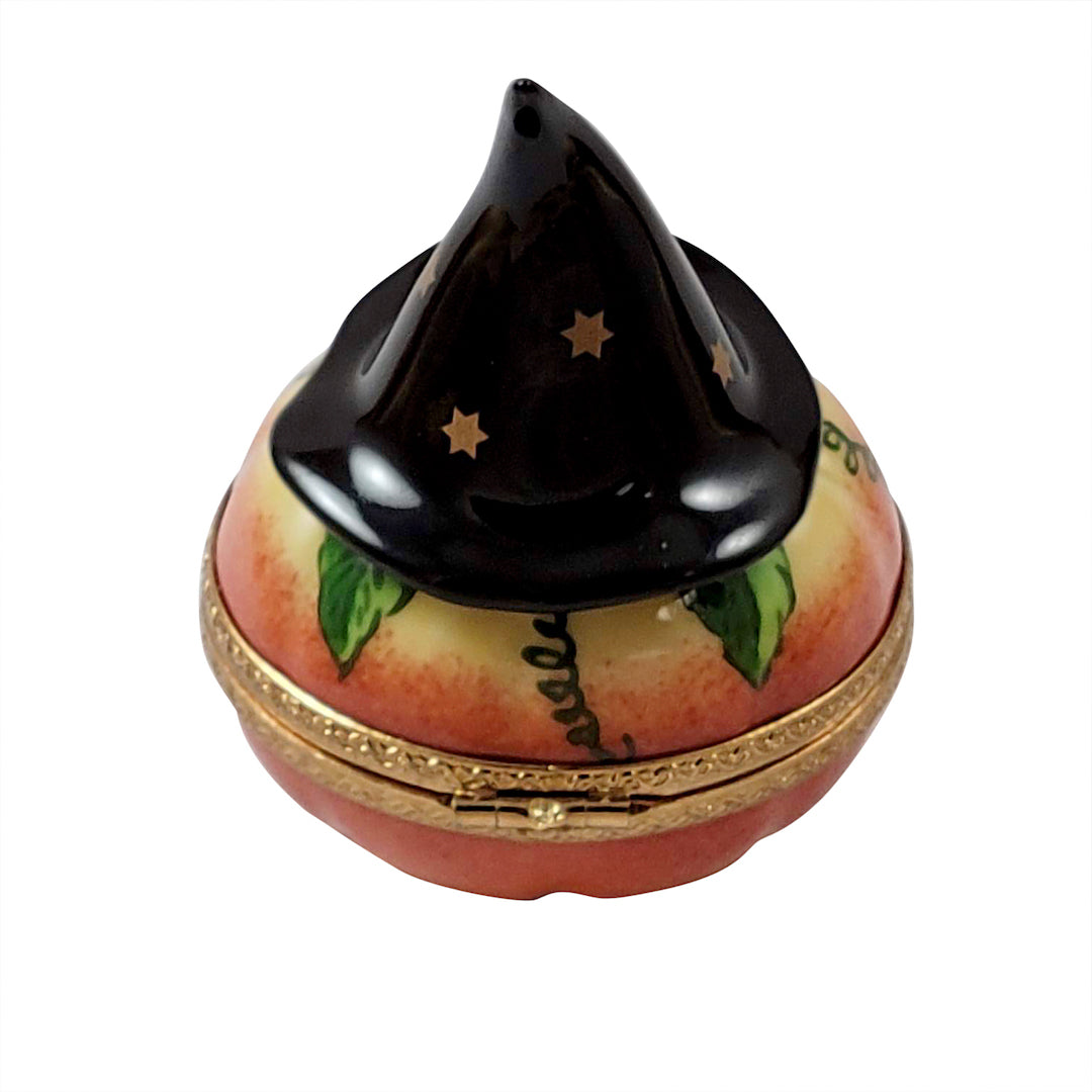 Witchy Jack-o'-Lantern Limoges