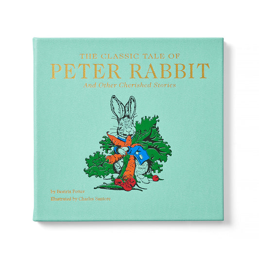 Gump's 'The Classic Tale of Peter Rabbit' Leather Bound Book, Blue