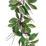 Magnolia Leaf & Twig Garland, 5'