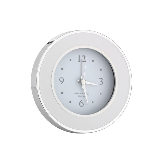 White Round Alarm Clock