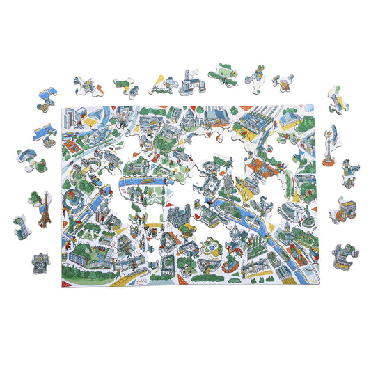 Paris Labyrinth Jigsaw Puzzle