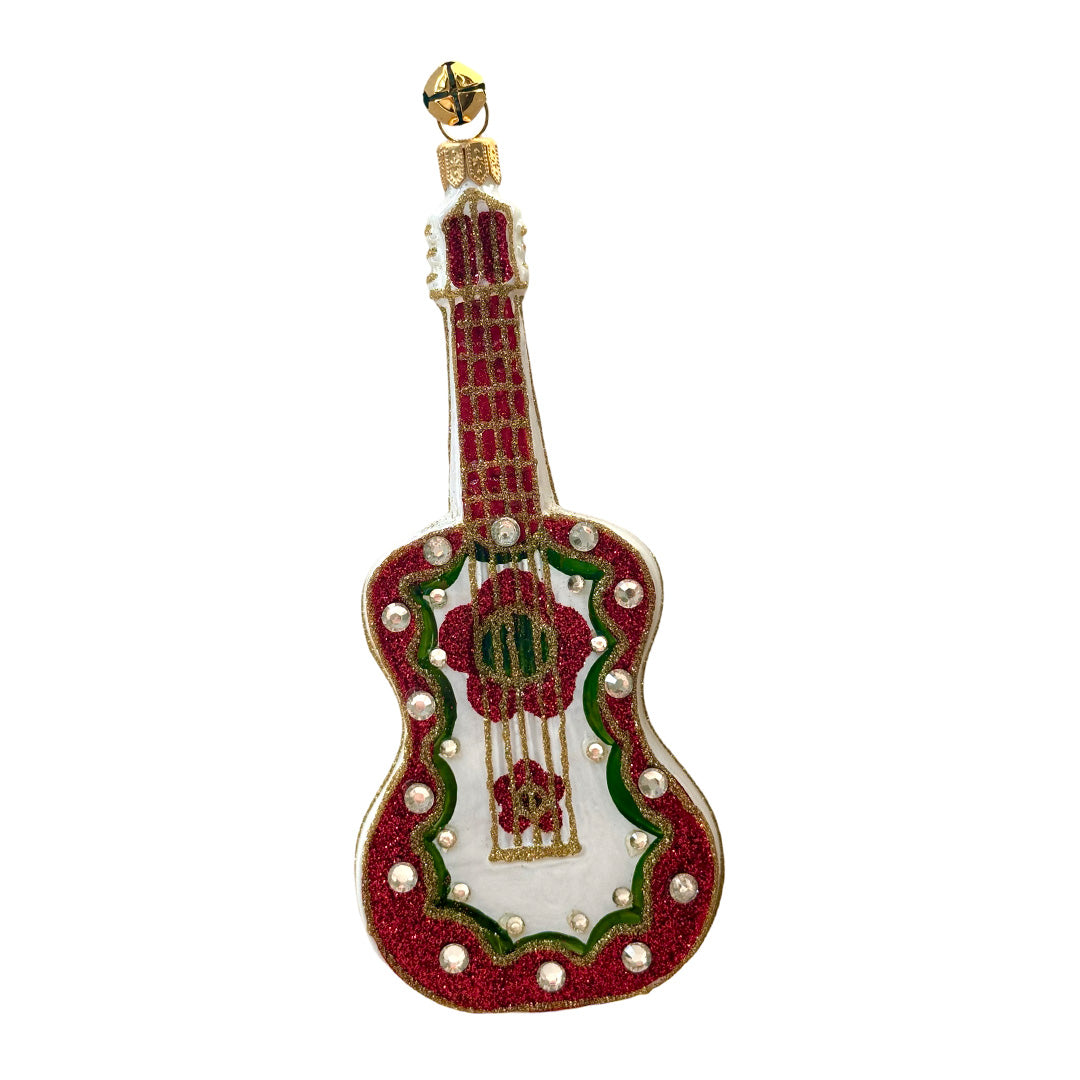 Jinglenog Holiday Song Guitar Ornament