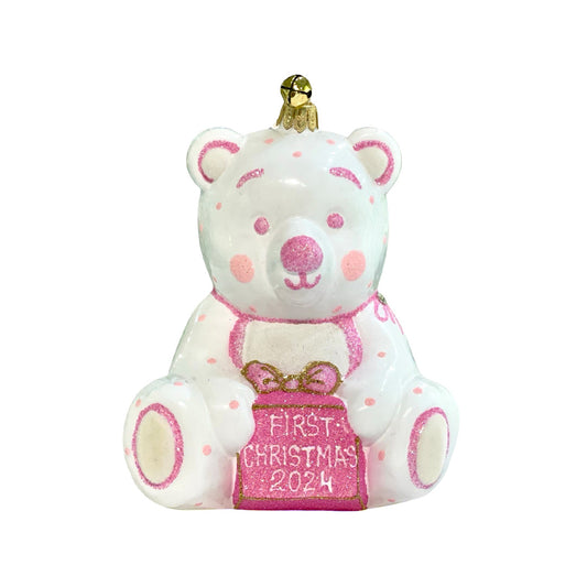 Jinglenog Her 1st Christmas Bear Ornament