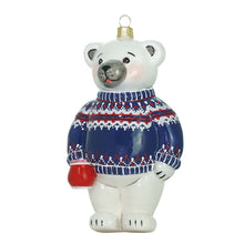 Cozy Polar Bear Ornament