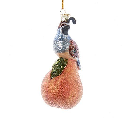 Partridge & Pear Ornament