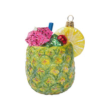 Tropical Pineapple Drink Ornament