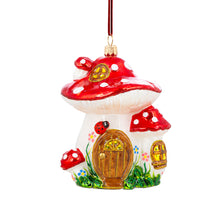 Mushroom Cottage Ornament