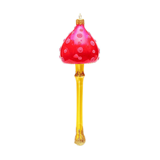 Pink Cap Mushroom Ornament