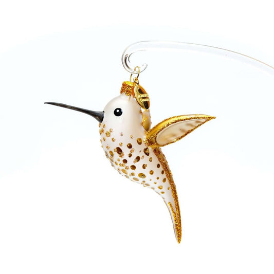 Golden Hummingbird Ornament