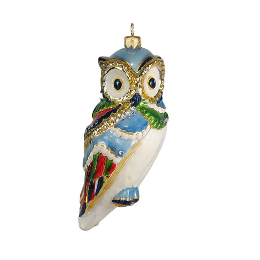 Multicolor Owl Ornament