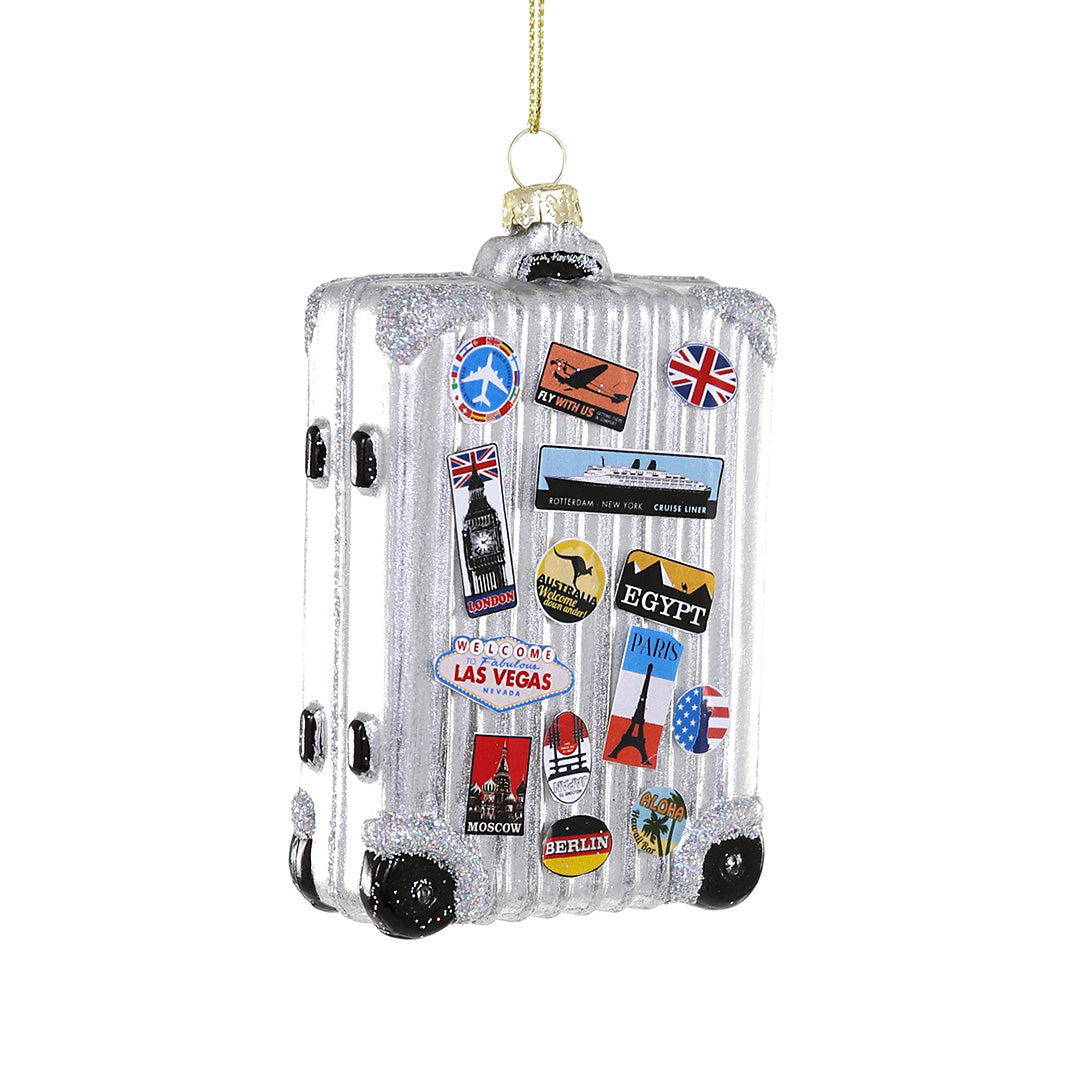 Cody Foster Jet-Setter Suitcase Ornament