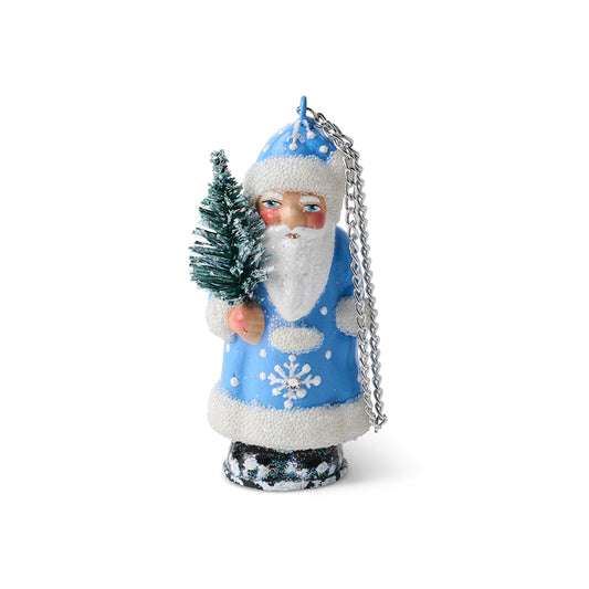 Ino Schaller Santa in Snowflake Coat Ornament