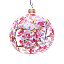 Thomas Glenn Cherry Blossoms on Ball Ornament