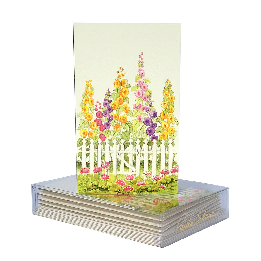 Paula Skene Picket Fence Mini Note Cards, Set of 8