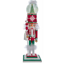 Lighted Nutcracker with Musical Waterglobe