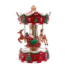 Santa's Sleigh Ride Carousel Musical