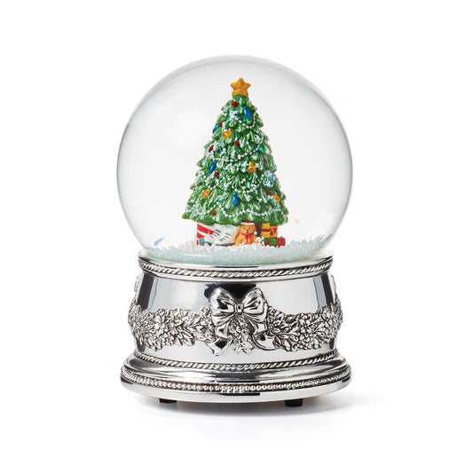 Reed & Barton Xmas Tree Musical Snowglobe