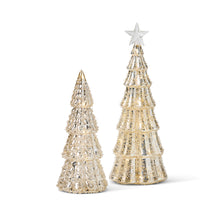 Light-up Frosted Holiday Trees, Set of 2