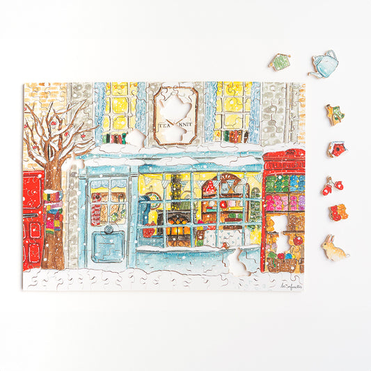 Cozy Winter Greetings Jigsaw Puzzle