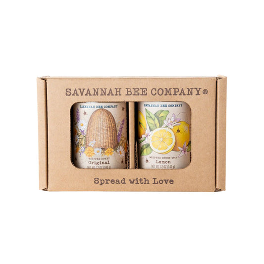 Savannah Bee Original & Lemon Whipped Honey Gift Set