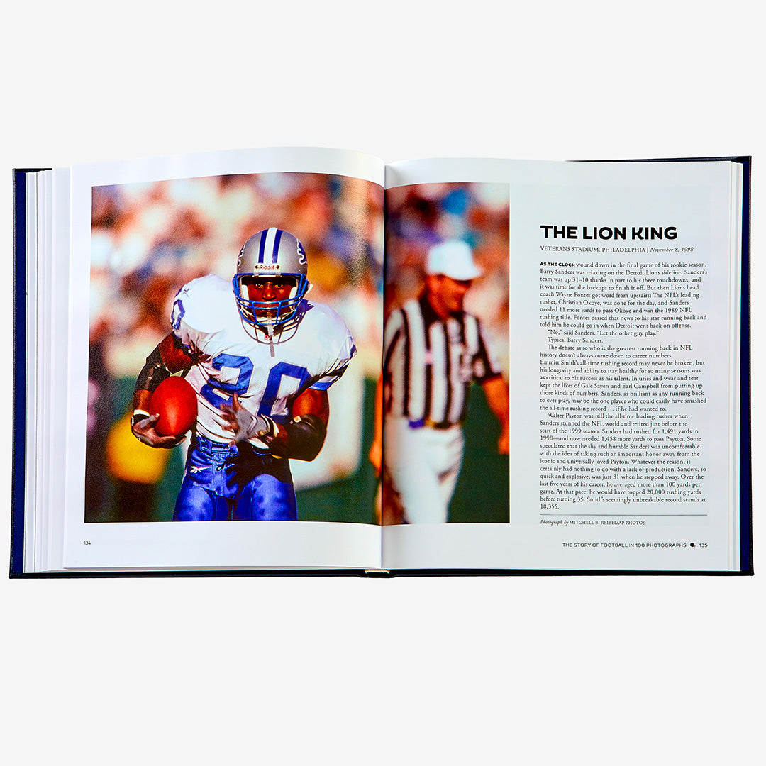 The Story of Football in 100 Photographs, Leather Bound