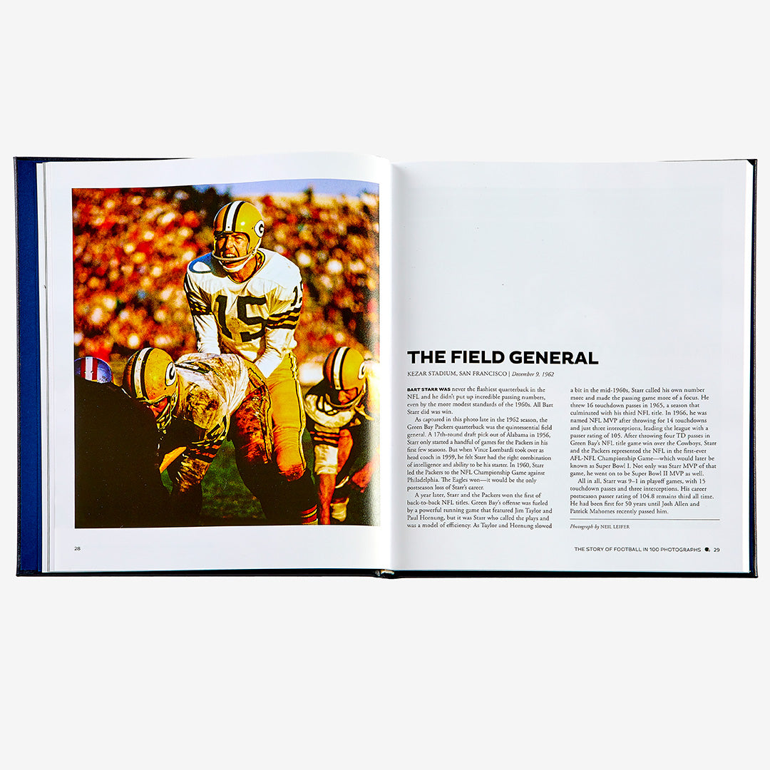 The Story of Football in 100 Photographs, Leather Bound