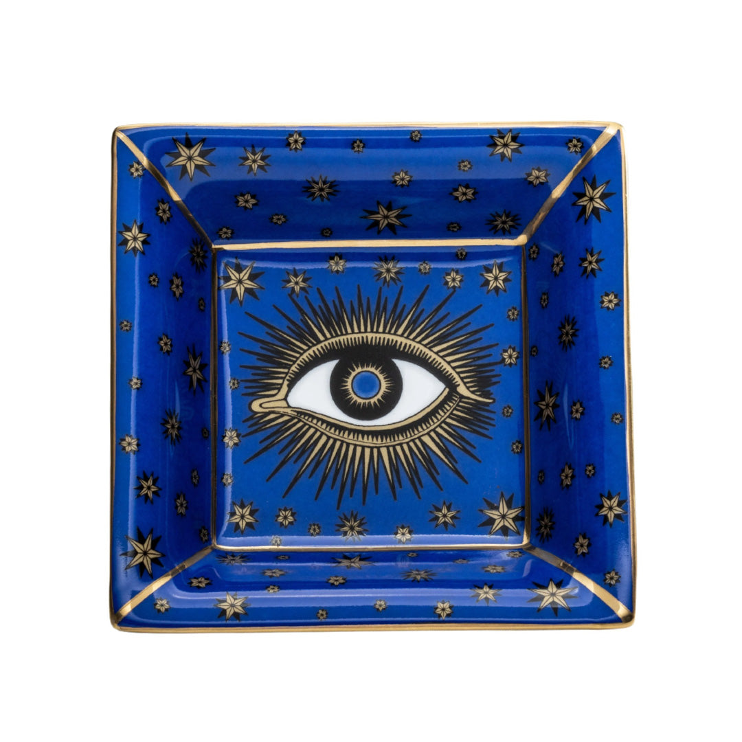 Halcyon Days Evil Eye Square Tray