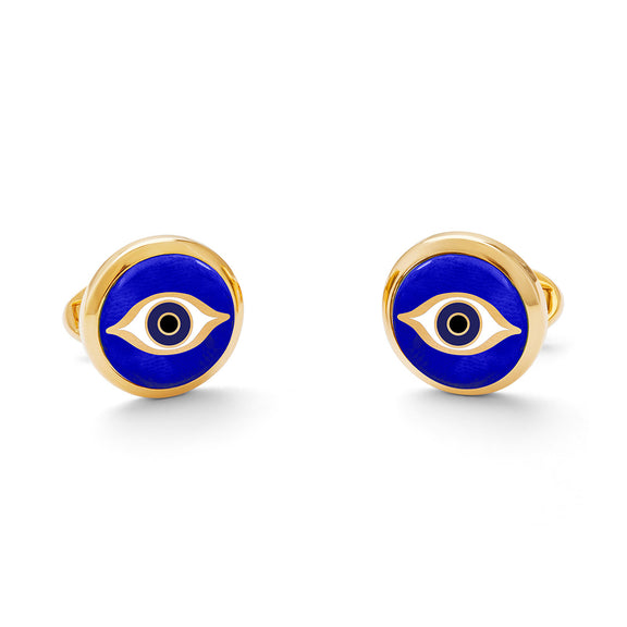 Halcyon Days Evil Eye Cufflinks