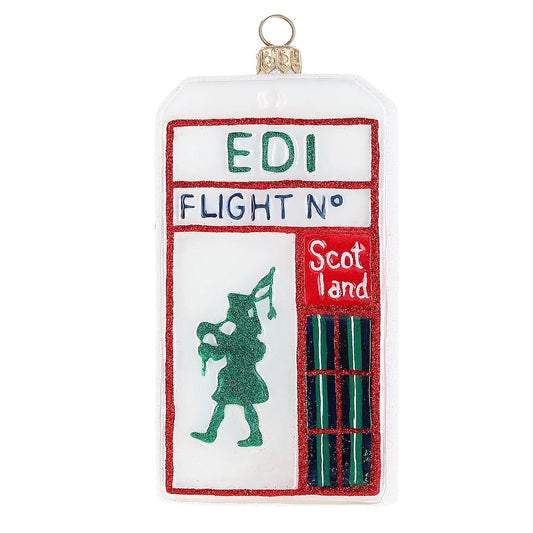 Edinburgh, Scotland Luggage Tag Ornament