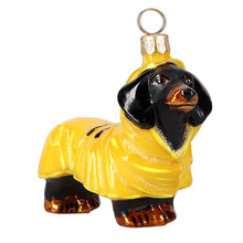 Dachshund in Rain Coat Ornament