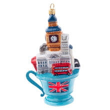 London Teacup Ornament