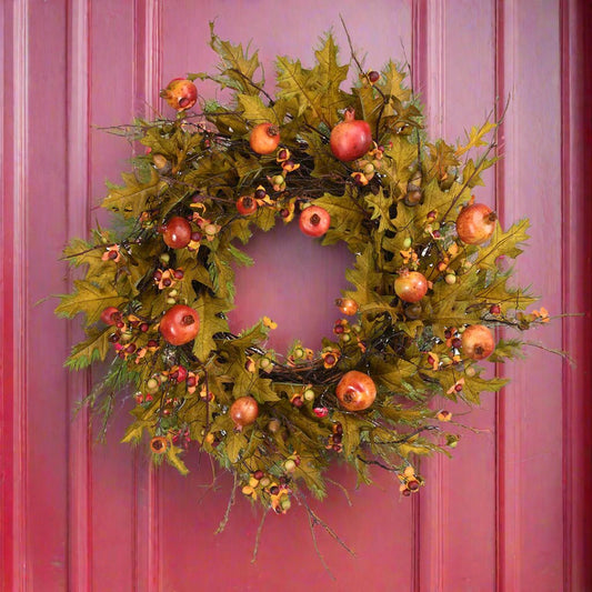 Hartford Oak Leaf & Pomegranate Wreath